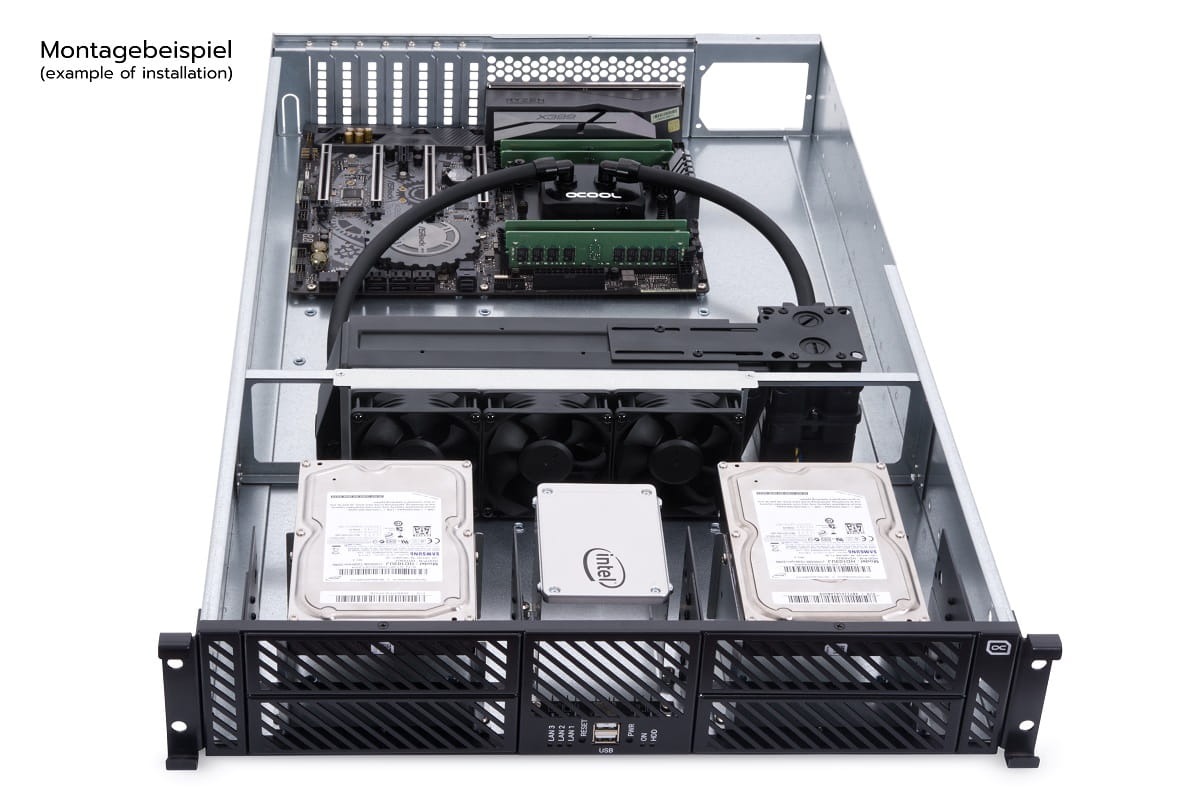Alphacool ES 2U - 19" - Rack de servidores listo para refrigeración por agua - Imagen 7 de 7