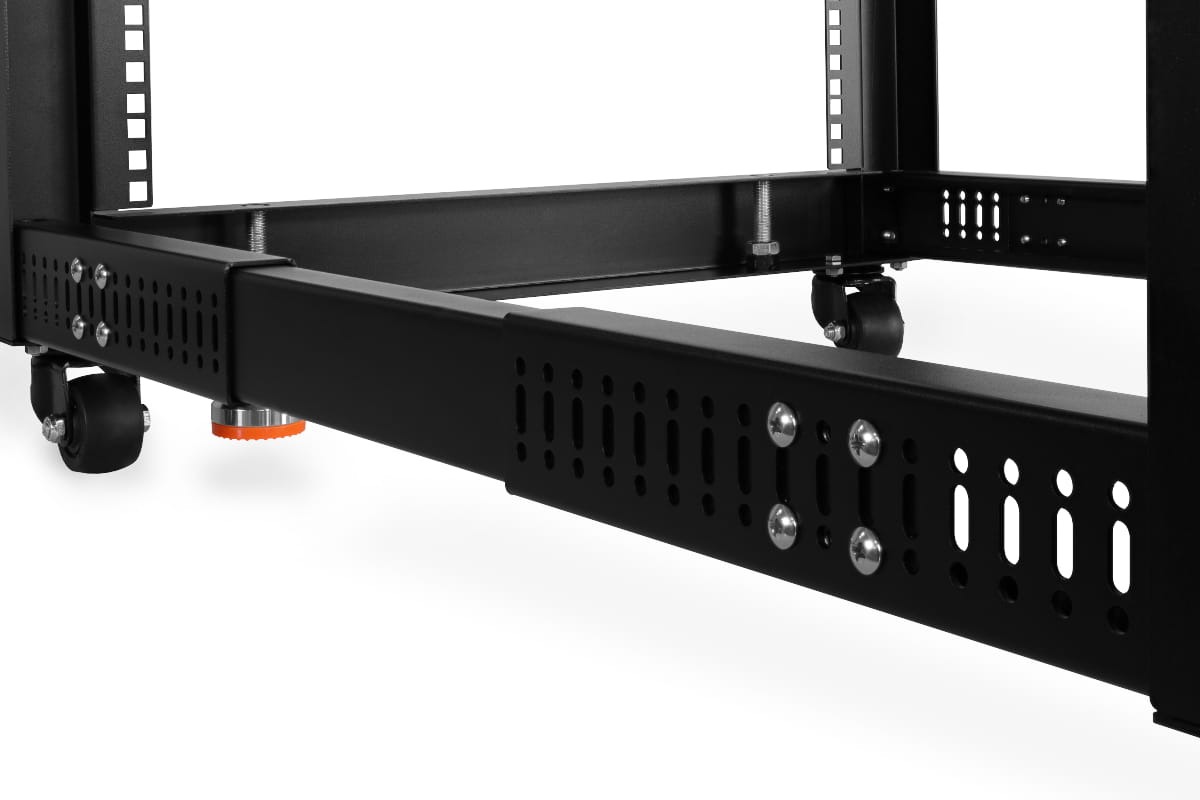 Alphacool ES 19" Open Frame Server Rack 12U Adjustable Depth - Picture 5 of 7