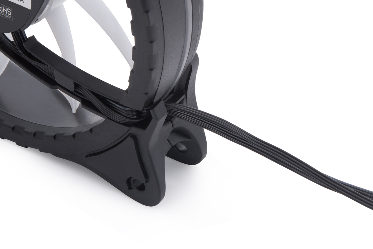 Alphacool Rise Aurora 120mm Fan, Digital RGB, 2-pack - Picture 5 of 7