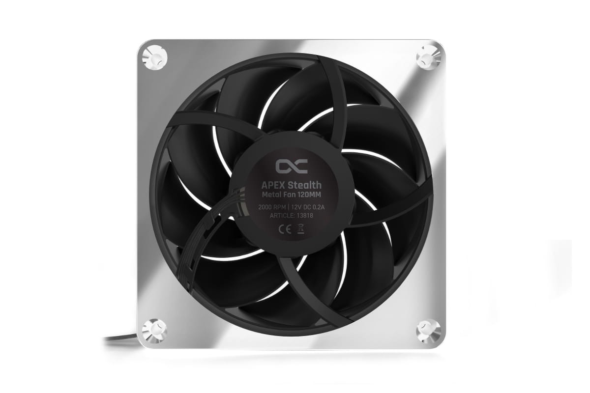 Alpha Fan Rubber Alphacool Apex Stealth Metal Fan, 2000 RPM, Chrome 4250197138185| eBay