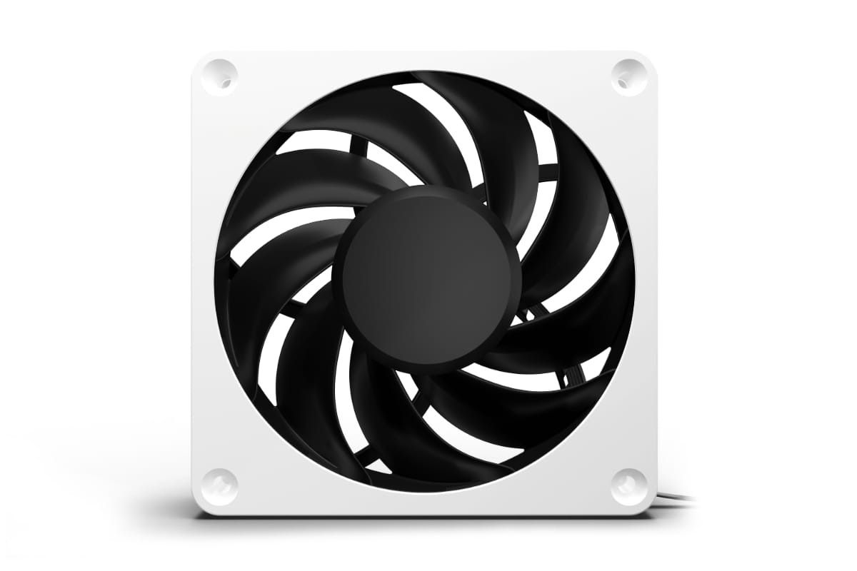 Alphacool Apex Stealth Metal Fan, 2000 RPM, White - Picture 2 of 6