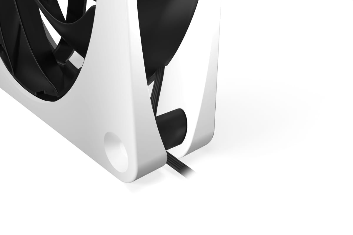 Alphacool Apex Stealth Metal Fan, 2000 RPM, White - Picture 4 of 6
