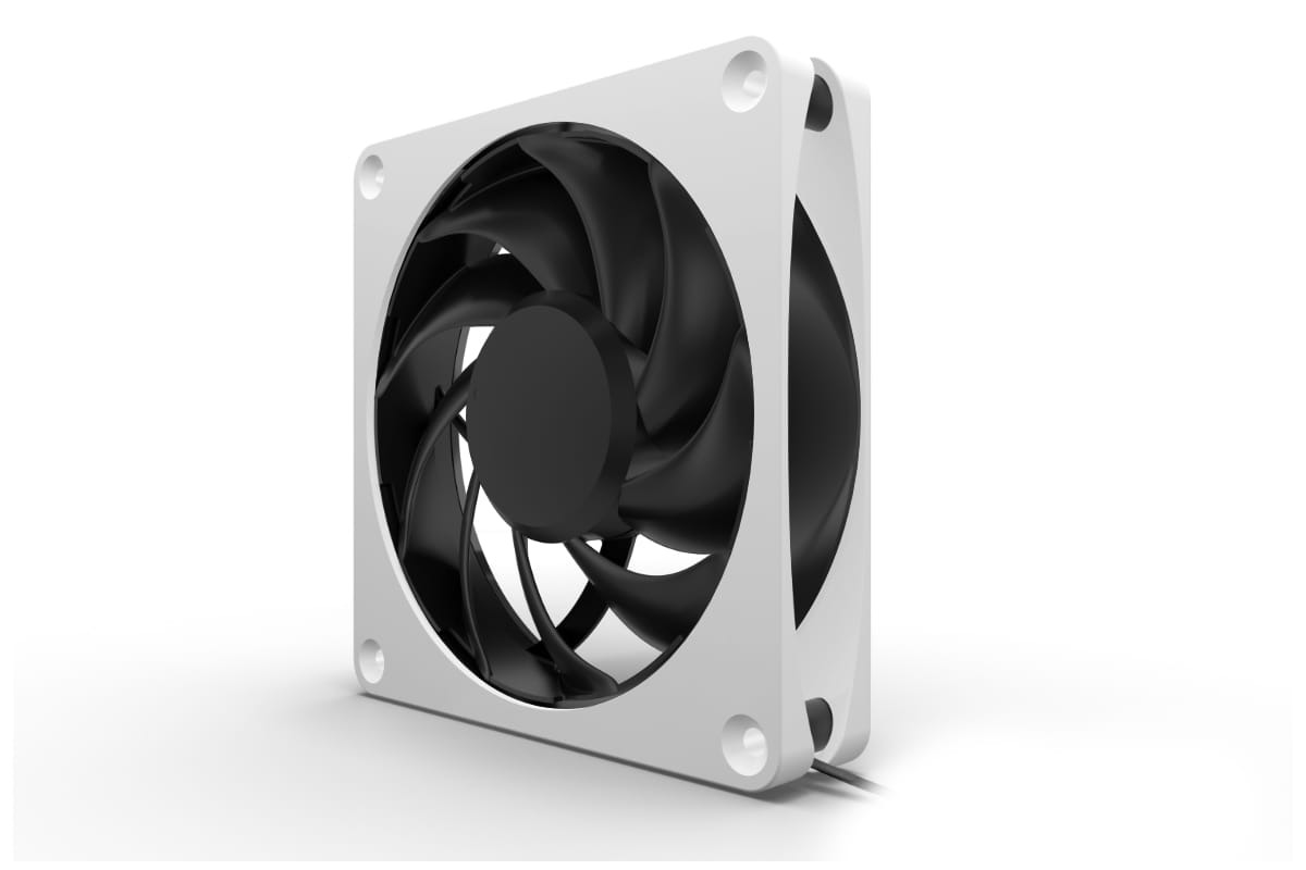 Alphacool Apex Stealth Metal Fan, 2000 RPM, White - Picture 5 of 6