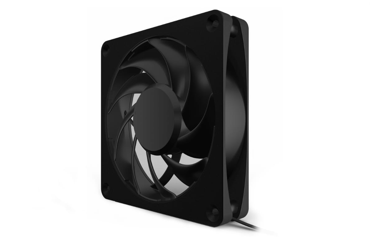 Alphacool Apex Stealth Metal Fan, 2000 RPM, Matte Black, 2-pack - Picture 5 of 6