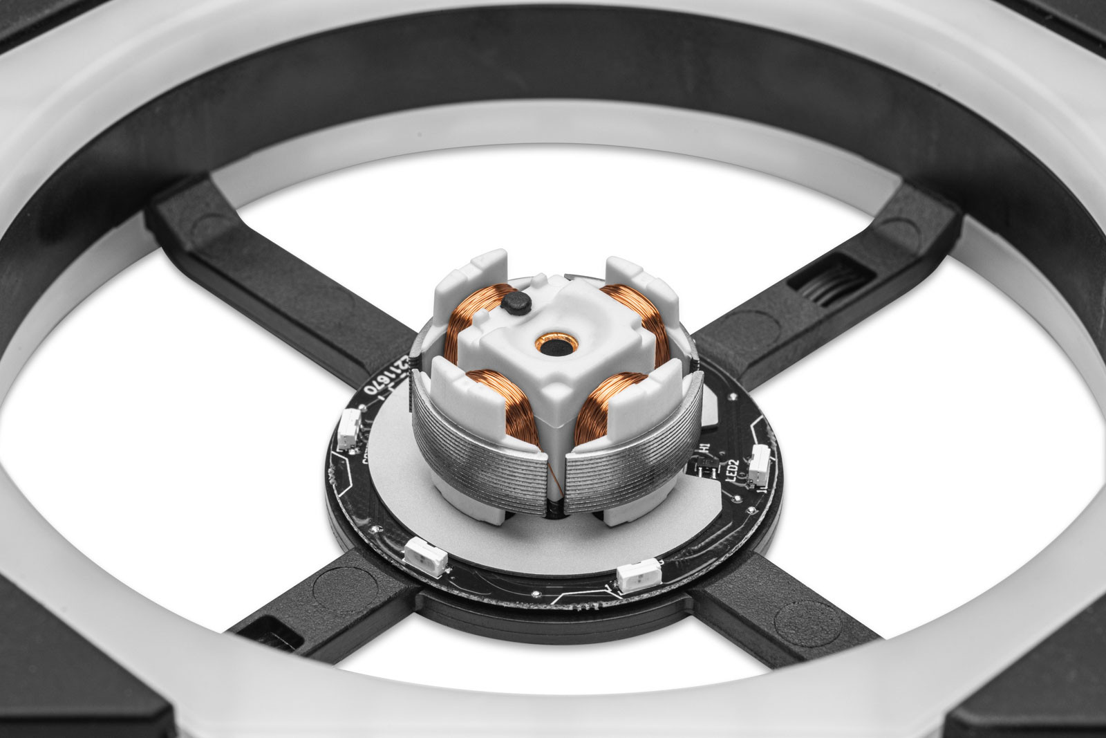 EKWB EK-Quantum Impulse 120 D-RGB 120mm Fan, 400-1800 RPM, Black, 2-pack - Picture 5 of 7