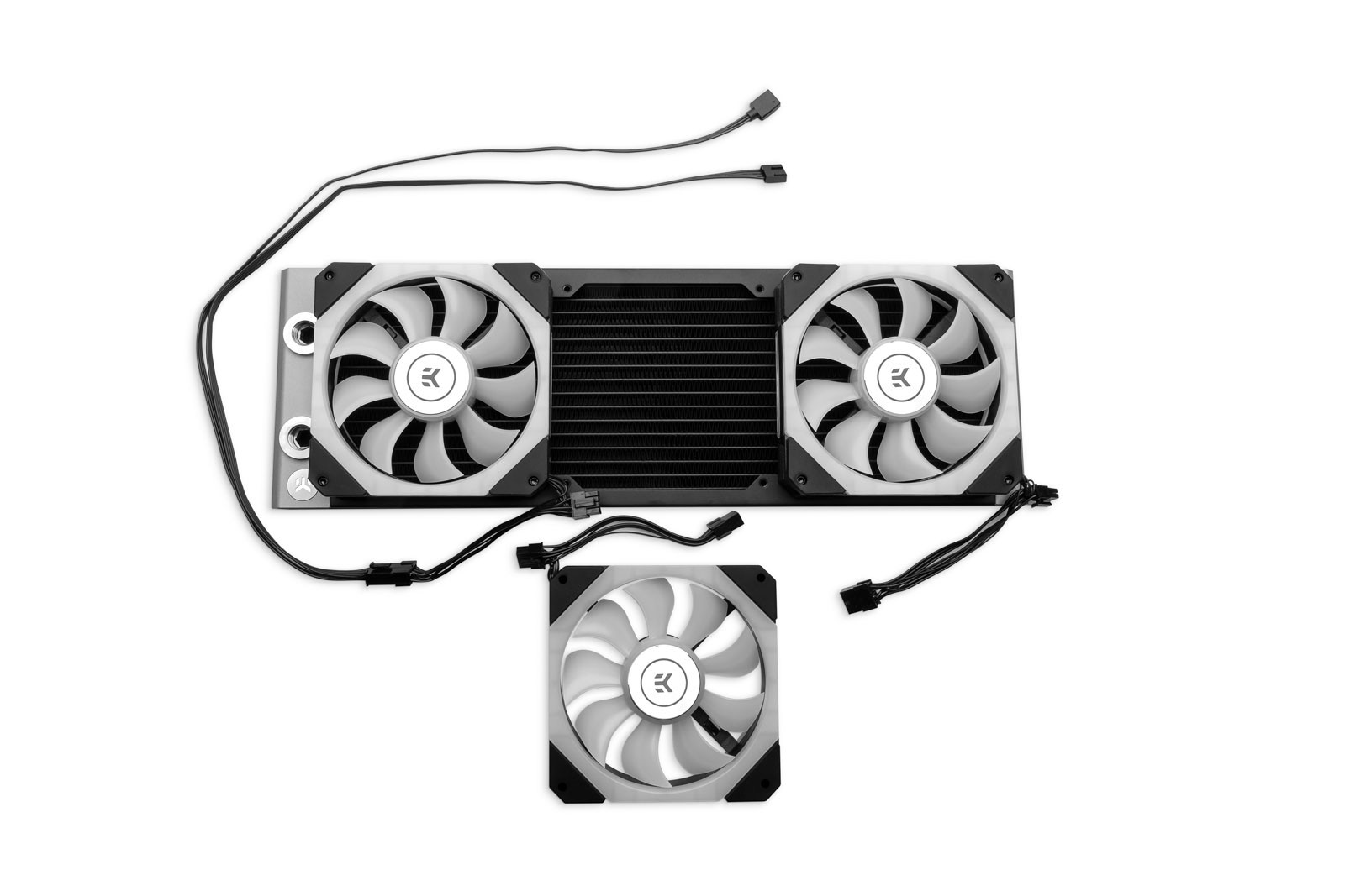 EKWB EK-Quantum Impulse 120 D-RGB 120mm Fan, 400-1800 RPM, Black, 2-pack - Picture 6 of 7