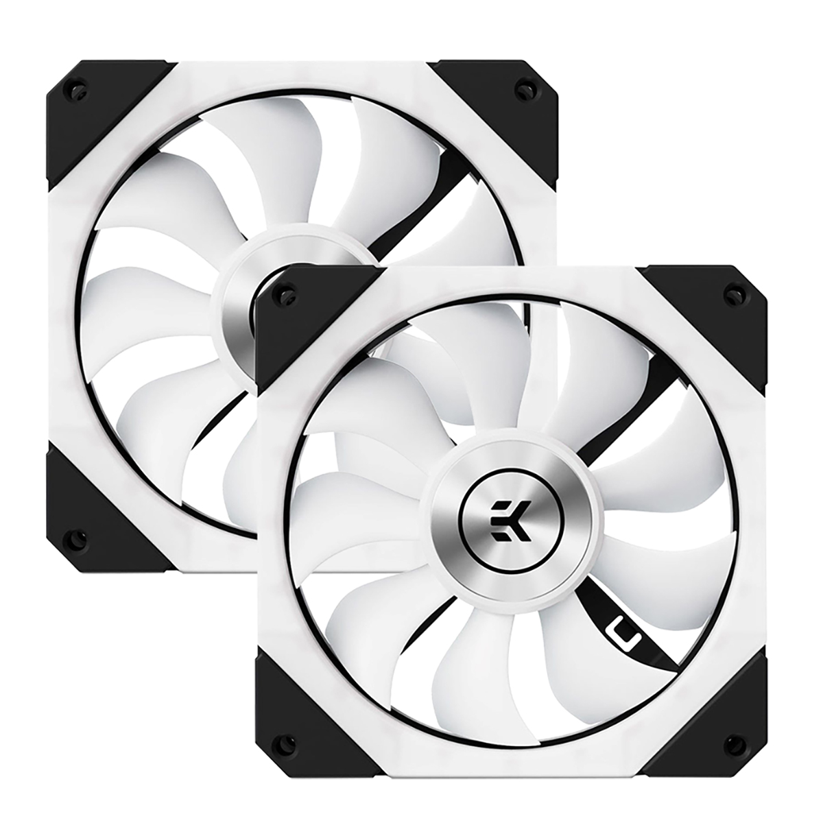EKWB EK-Quantum Impulse 120 D-RGB 120mm Fan, 400-1800 RPM, Black, 2-pack - Picture 1 of 7