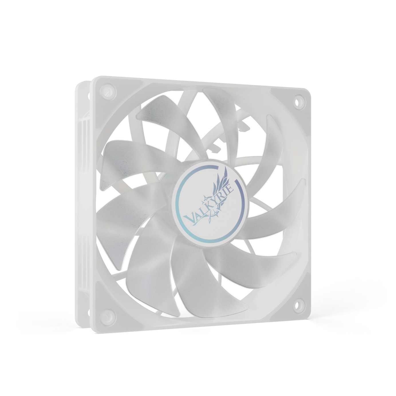 Valkyrie V12F ARGB 120mm PC Case Fan, White - Picture 2 of 2