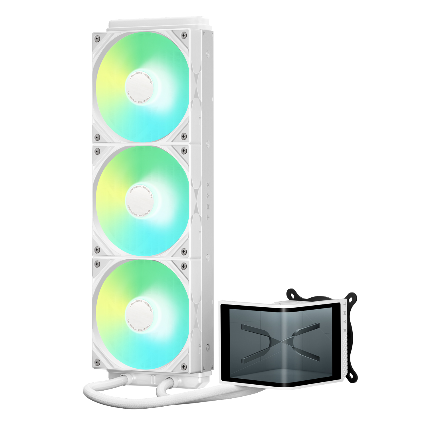 TRYX PANORAMA SE ARGB 360 CPU AIO, White - Afbeelding 3 van 6