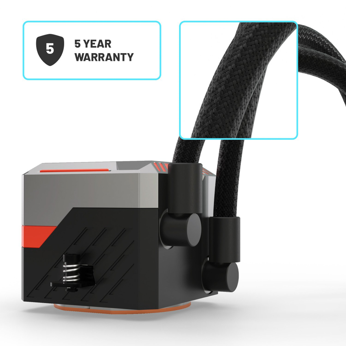 Enfriador líquido para CPU Valkyrie Syn 360 ARGB AIO, negro - Imagen 3 de 7