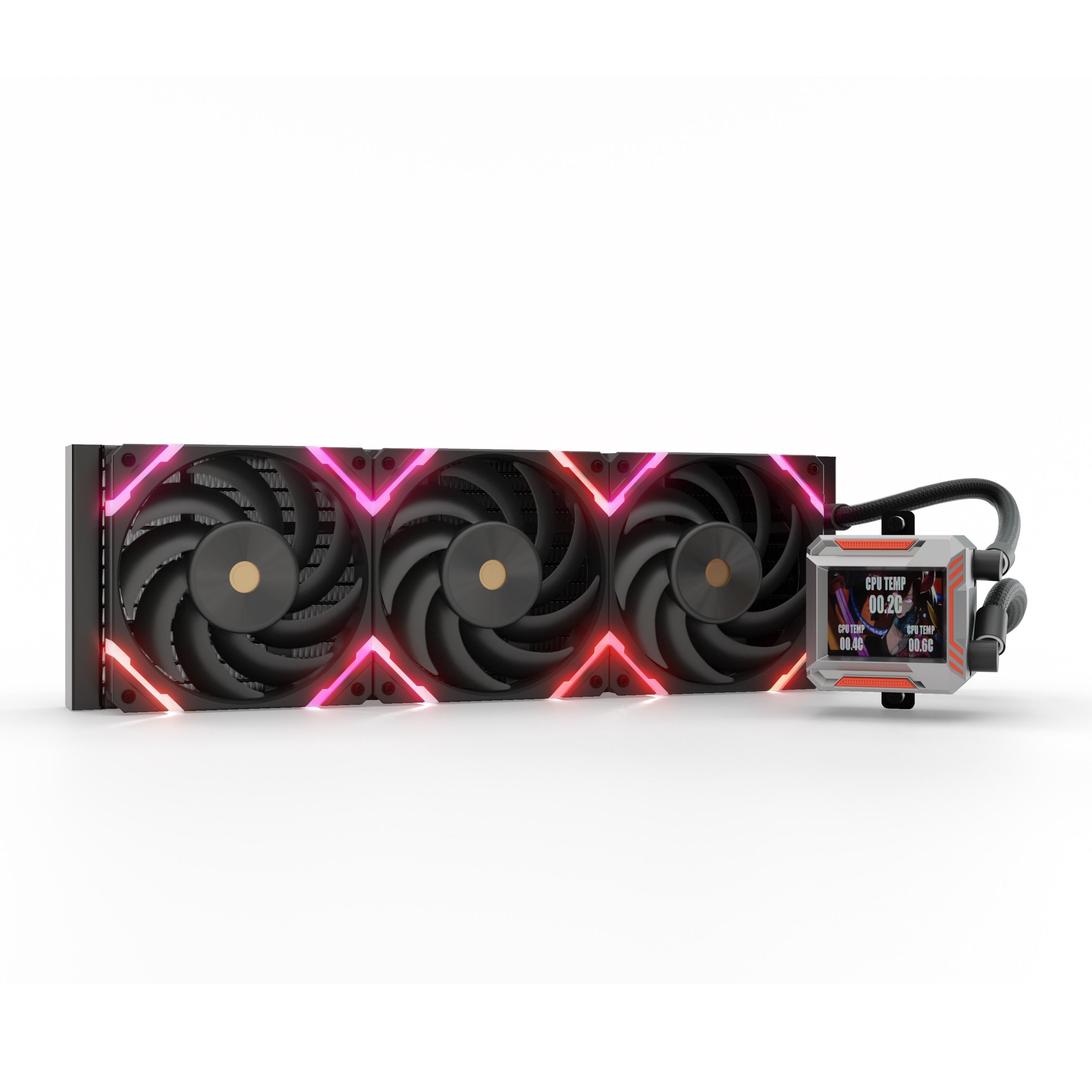 Enfriador líquido para CPU Valkyrie Syn 360 ARGB AIO, negro - Imagen 1 de 7