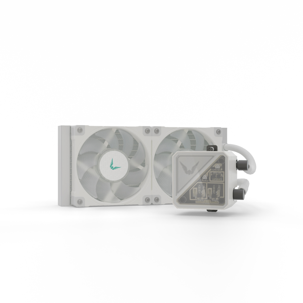 Valkyrie V-Lite ARGB Enfriador CPU Todo en Uno, 240 mm, Blanco - Imagen 4 de 5