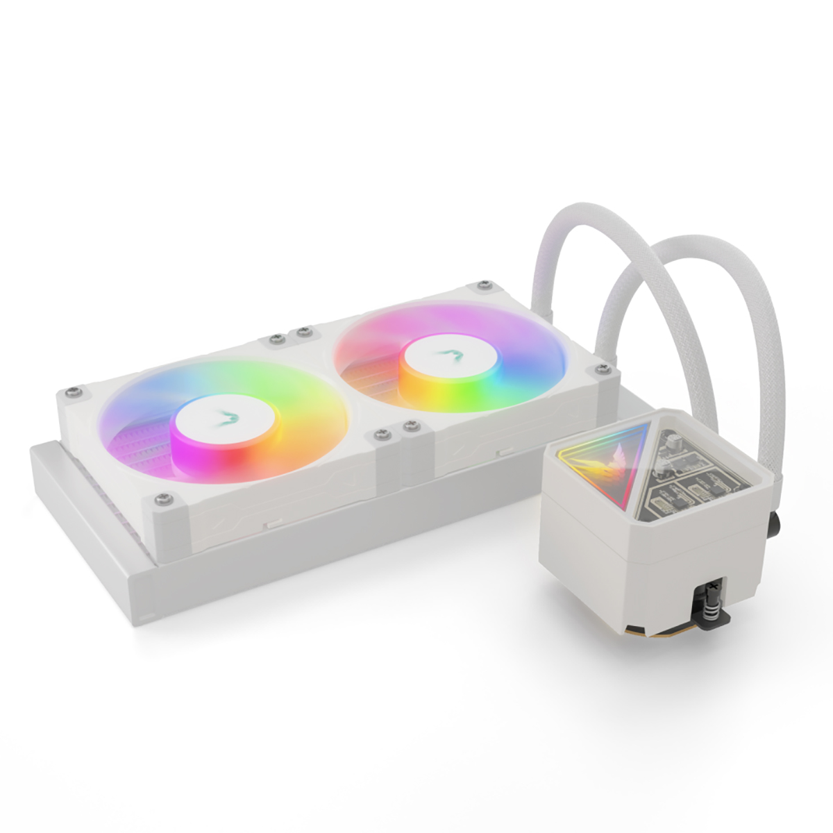 Valkyrie V-Lite ARGB Enfriador CPU Todo en Uno, 240 mm, Blanco - Imagen 1 de 5