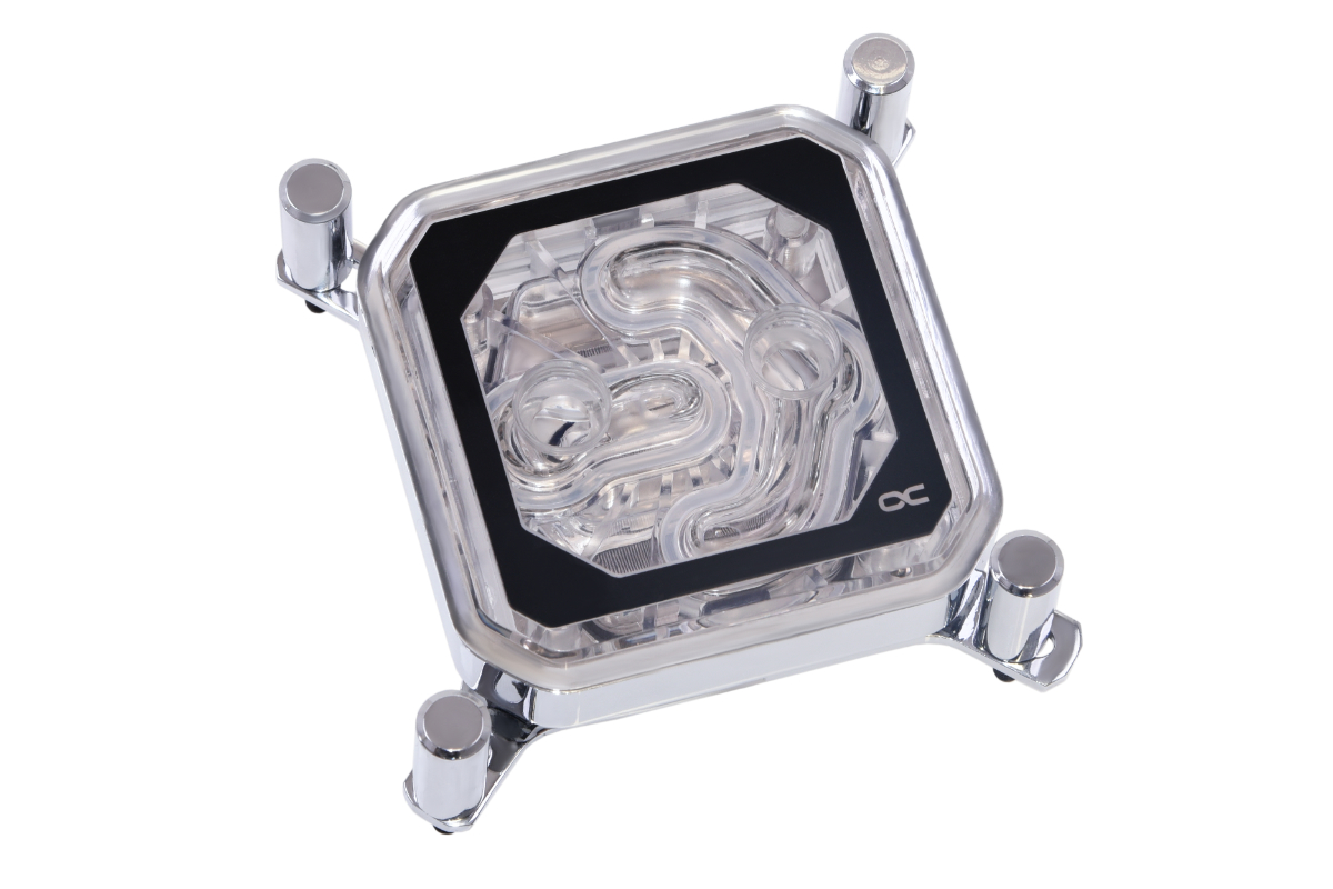 Alphacool Eisblock XPX Aurora CPU Water Block, Digital RGB, Chrome/Plexi - Afbeelding 7 van 7