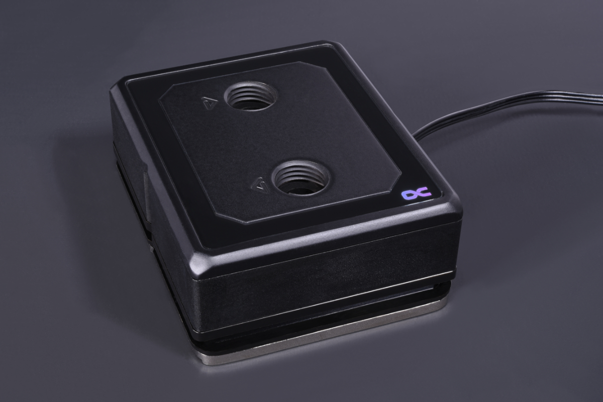 Alphacool Eisblock XPX Pro Aurora - CPU de latón completo bloque de agua, D-RGB, negro - Imagen 5 de 7