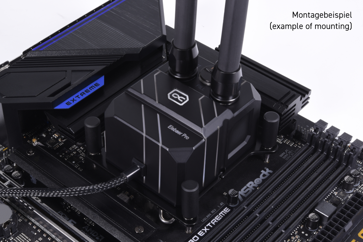 Bloque de agua y bomba completa de CPU Alphacool Eisbaer Pro ES (Solo) - Imagen 5 de 6