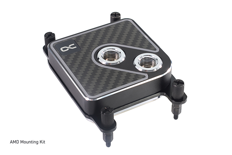 Alphacool Core 1 Aurora CPU Water Block, Carbon - Picture 4 of 7