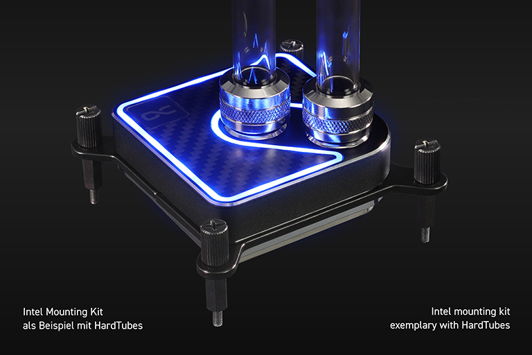 Alphacool Core 1 Aurora CPU Water Block, Carbon - Picture 6 of 7
