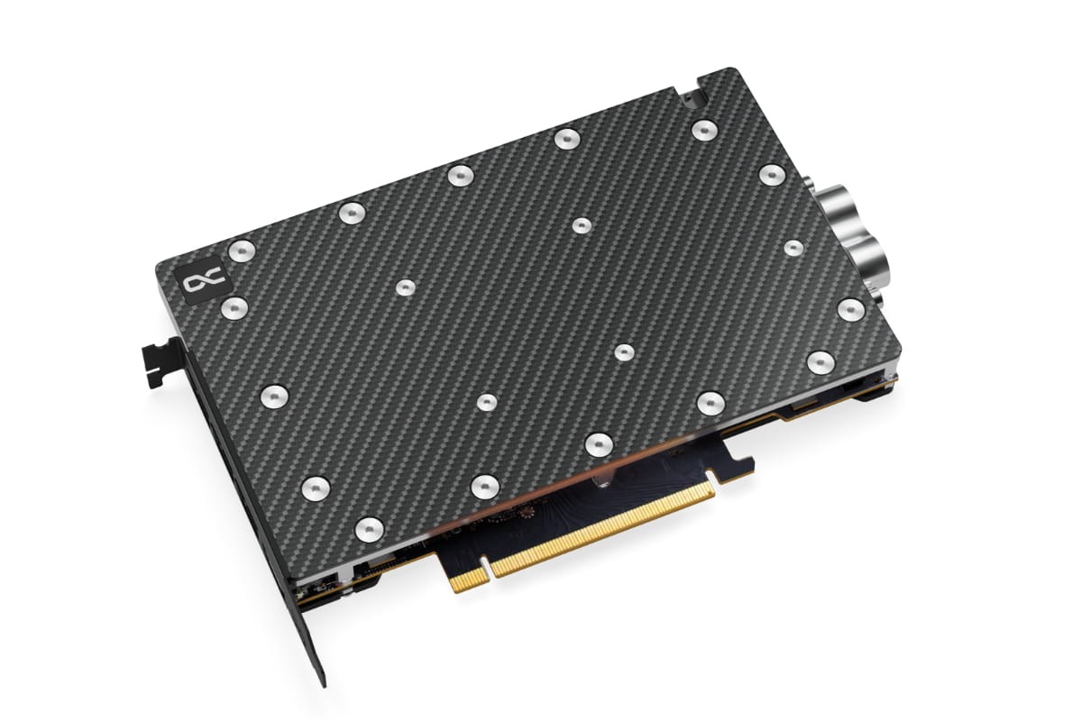 Alphacool ES Geforce RTX 4090 Reference Design GPU Water Block with Backplate - Bild 2 von 3