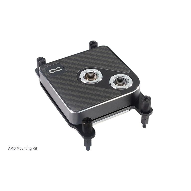 Alphacool Core 1 Bloc d'eau CPU et cadre de contact thermique Grizzly 1851, carbone - Photo 3 sur 7