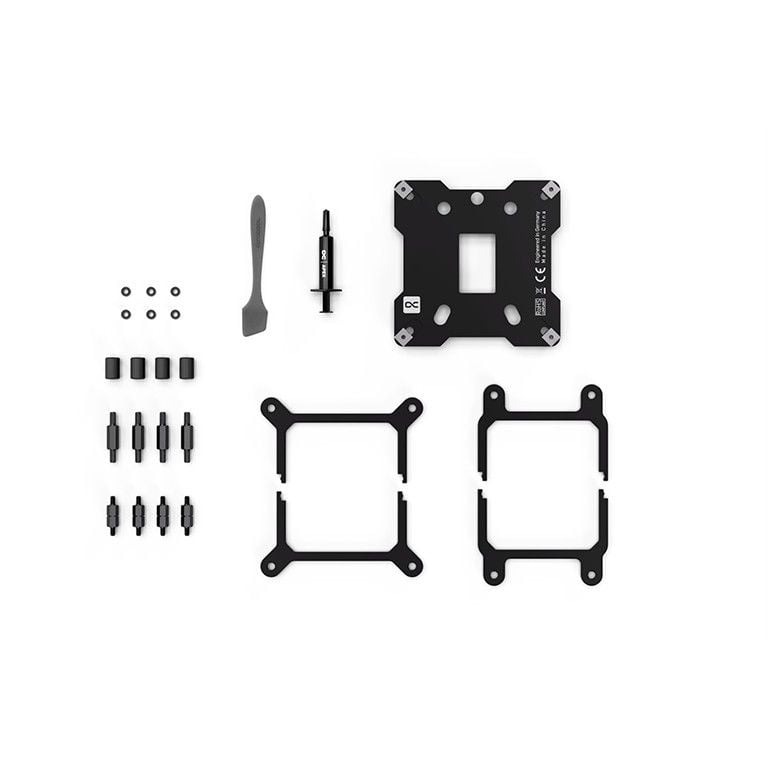 Alphacool Core 1 Bloc d'eau CPU et cadre de contact thermique Grizzly 1851, carbone - Photo 7 sur 7