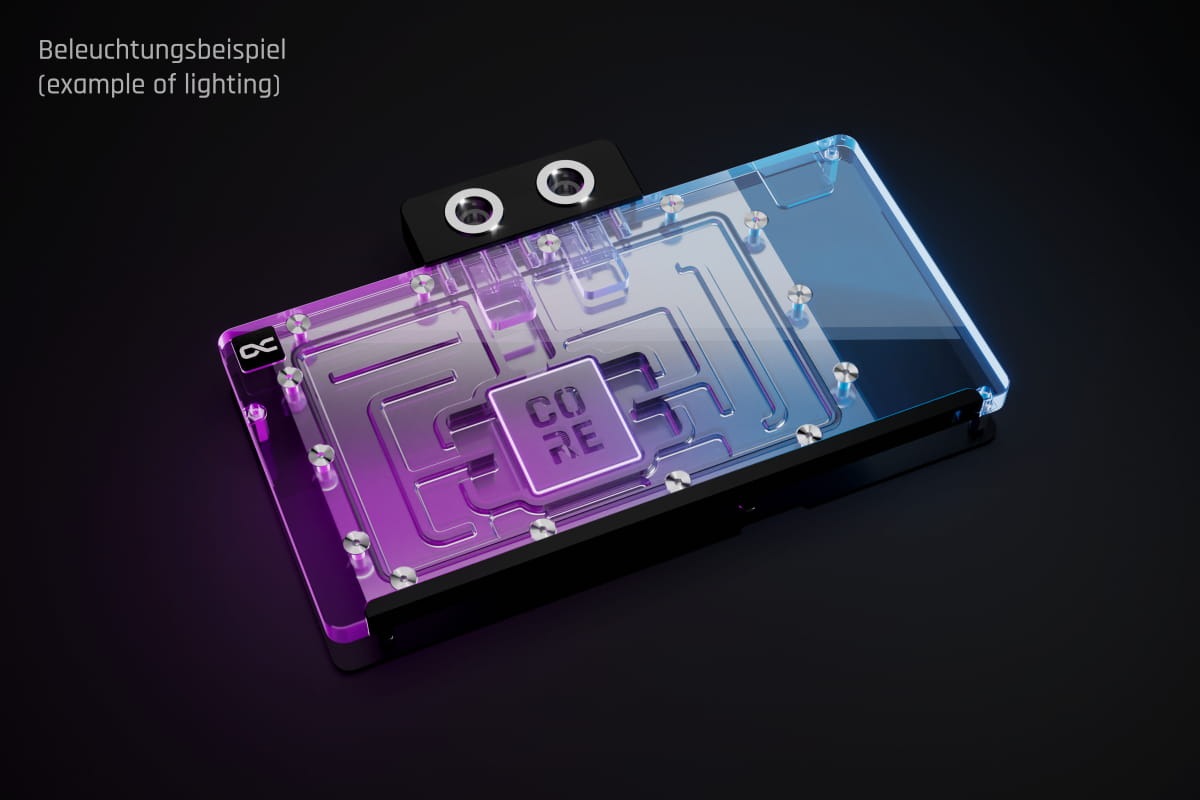 Alphacool Core Geforce RTX 5080 Solid + AMP GPU Water Block with Backplate - Afbeelding 3 van 6