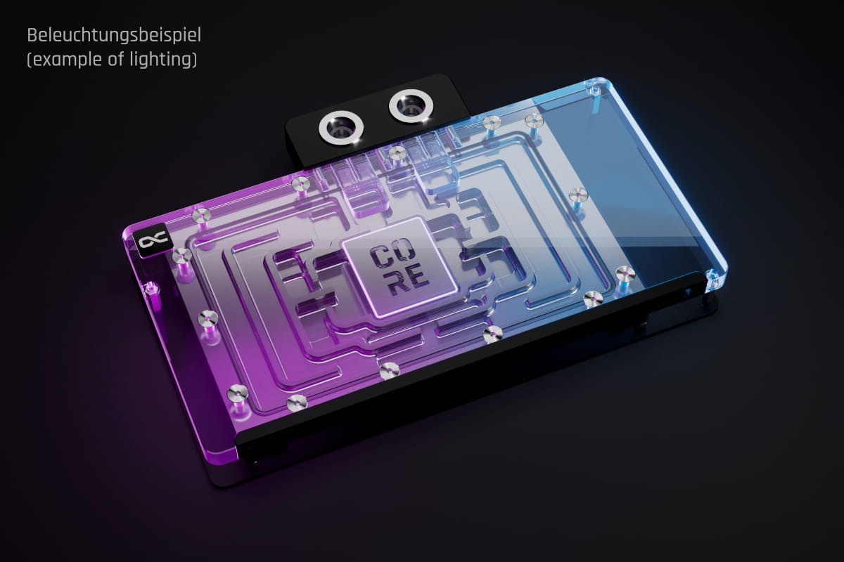 Alphacool Core Geforce RTX 5090 Solid + AMP GPU Wasserblock mit Backplate - Bild 3 von 6