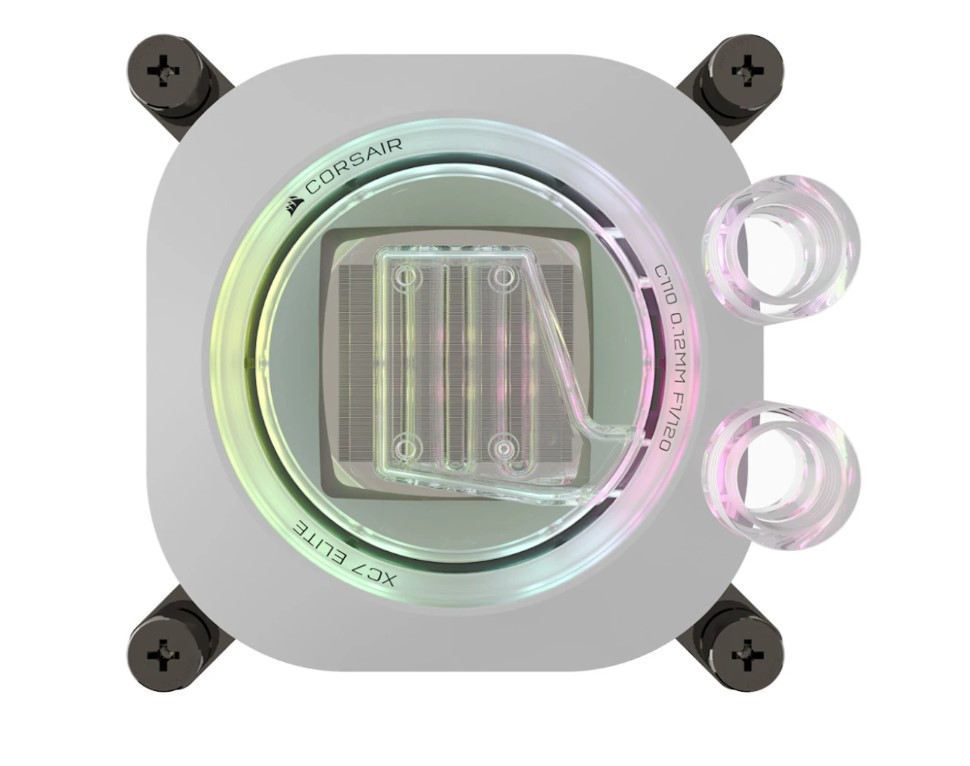Corsair iCUE LINK XC7 RGB ELITE CPU Water Block, White - Bild 2 von 6