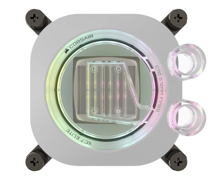Corsair iCUE LINK XC7 RGB ELITE CPU Water Block, White - Bild 3 von 6