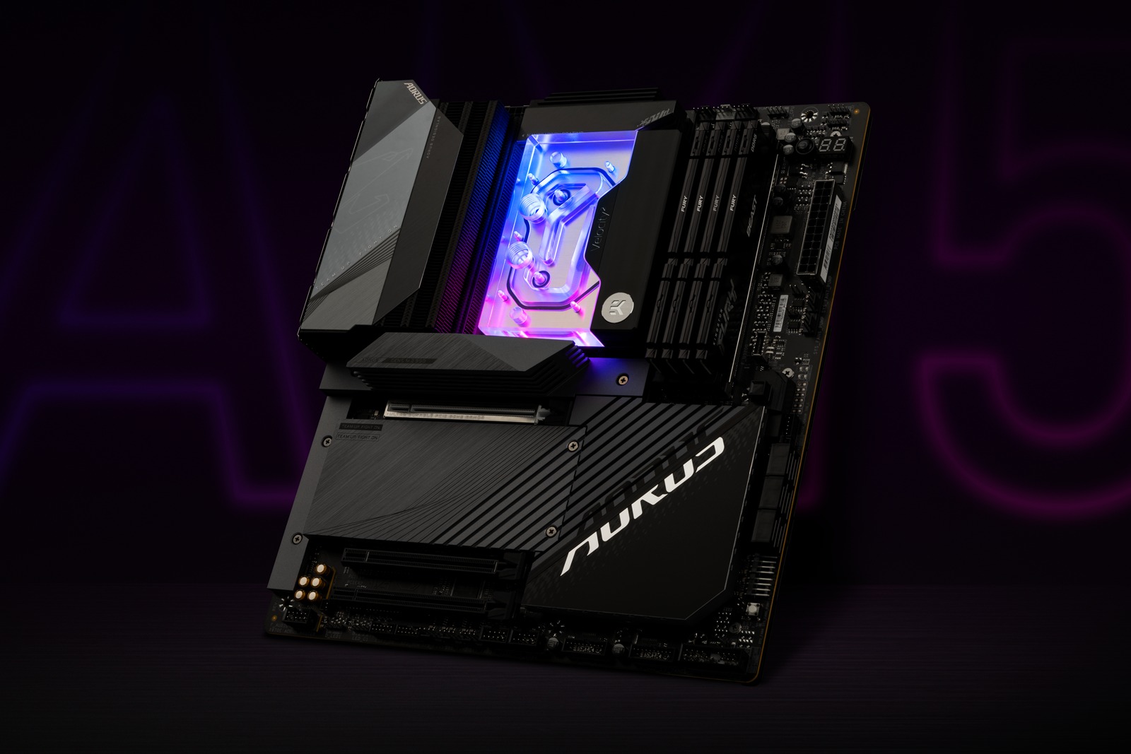 Bloc d'eau EKWB EK-Quantum Velocity 2 CPU, AM5, D-RGB, nickel + plexi - Photo 7/7