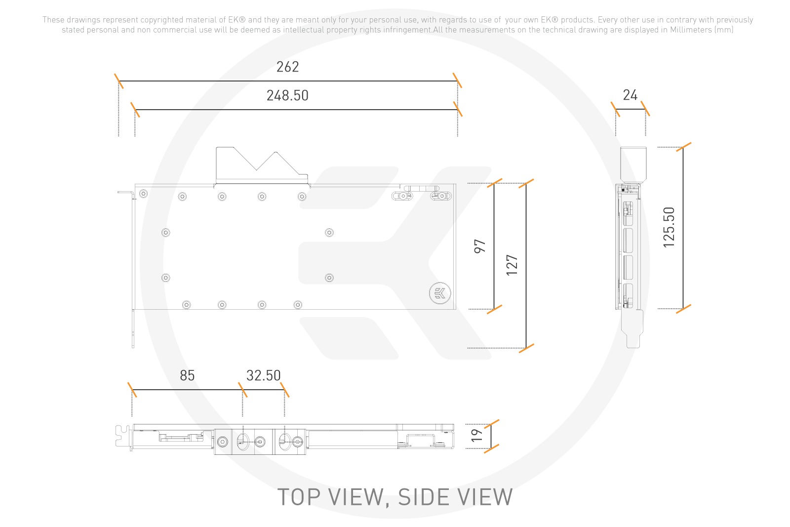 EKWB EK-Pro RTX 6000 Ada GPU Water Block, Nickel + Inox - Afbeelding 5 van 5
