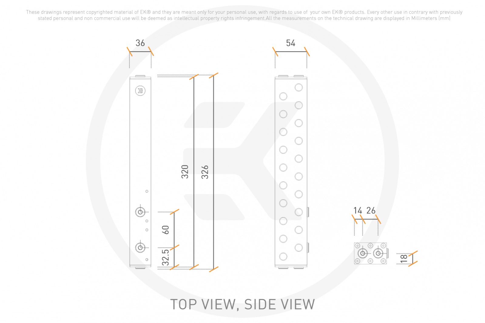 EKWB EK-Pro Krümmer 2 CPU 8 GPU und Quantum Torque Stecker mit Abdeckung (10 Stück) Bundle - Bild 5 von 7