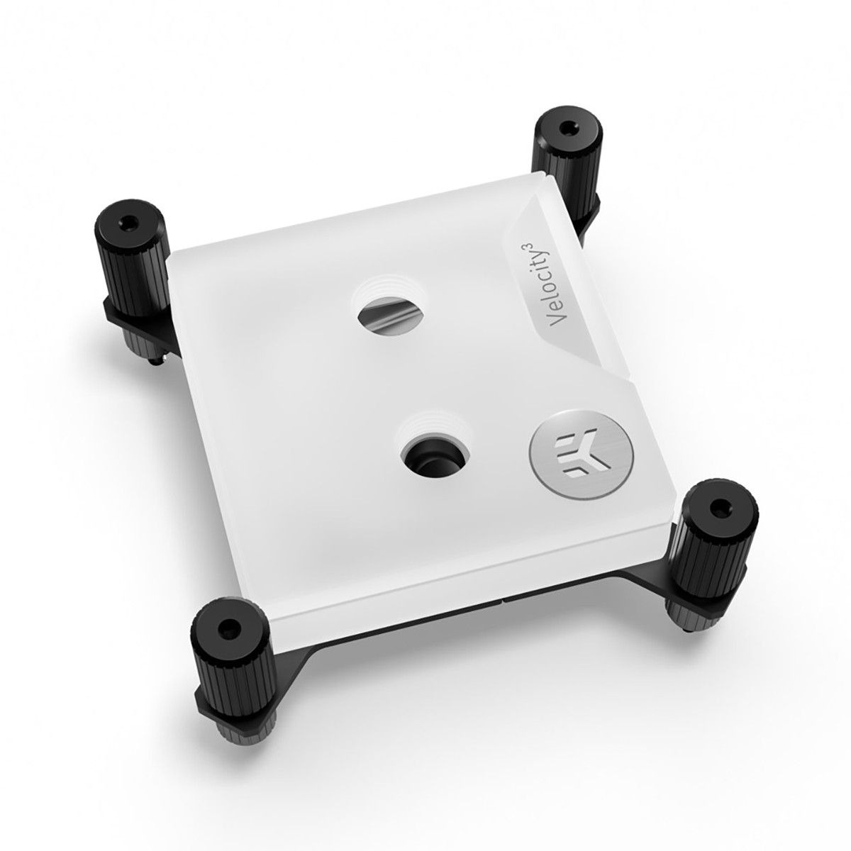 EKWB Velocity 3 CPU Water Block and Thermal Grizzly 1700 Contact Frame, White - Picture 2 of 7