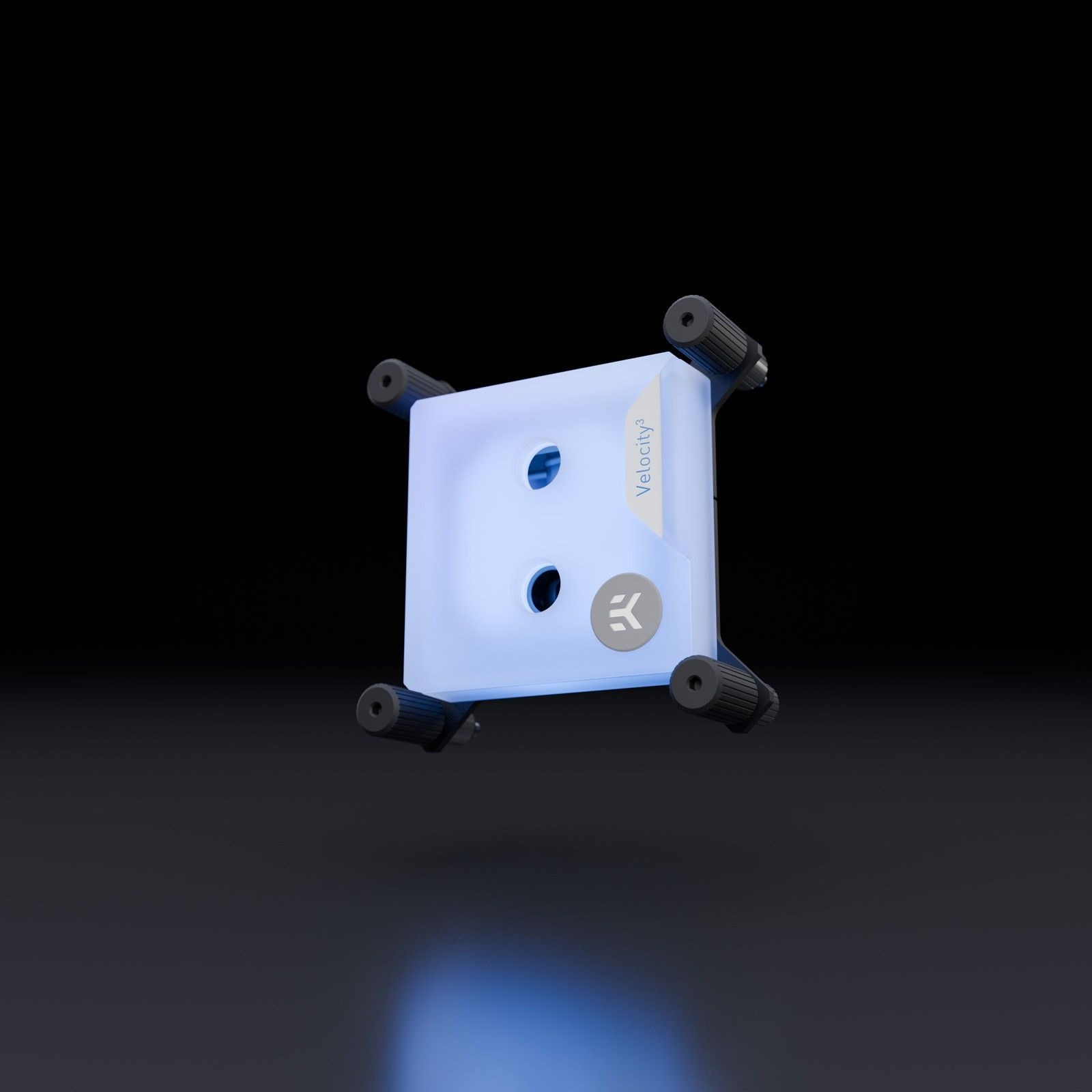 EKWB Velocity 3 CPU Water Block and Thermal Grizzly 1700 Contact Frame, White - Picture 5 of 7