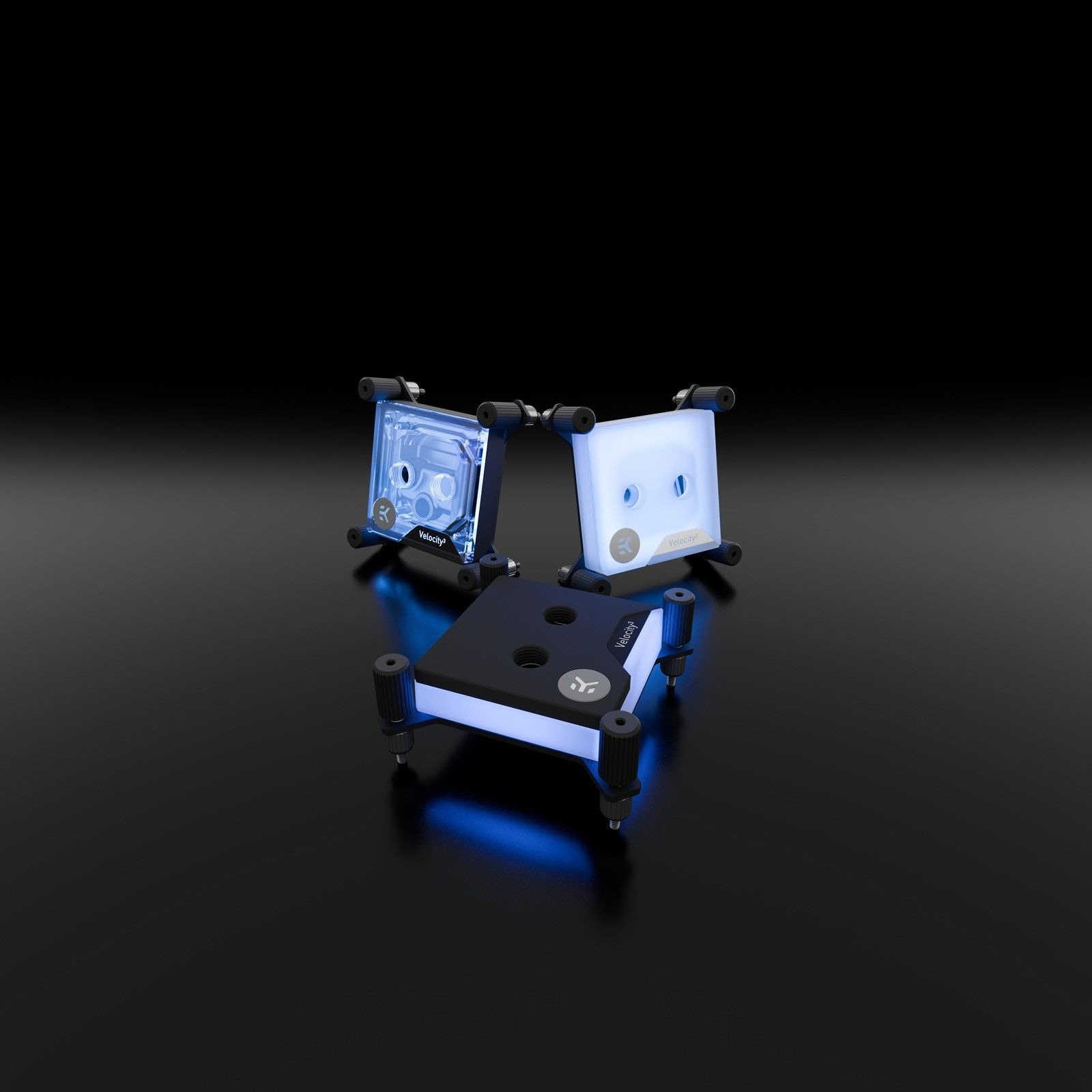 EKWB Velocity 3 CPU Water Block and Thermal Grizzly 1700 Contact Frame, White - Picture 7 of 7