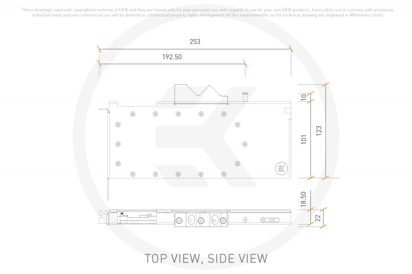 EKWB EK-Pro RTX A6000 GPU Water Block, Nickel + Inox - Picture 6 of 6