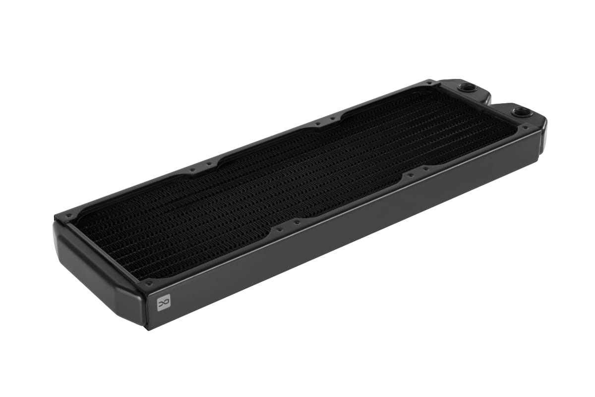 Alphacool NexXxos ST30 Vollkupfer-Heizkörper, 360 mm, Dreifach-Lüfter, schwarz - Bild 2 von 5