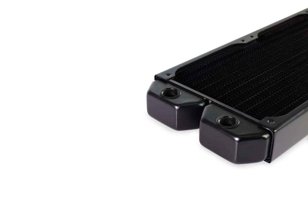 Alphacool NexXxos ST30 Vollkupfer-Heizkörper, 360 mm, Dreifach-Lüfter, schwarz - Bild 3 von 5