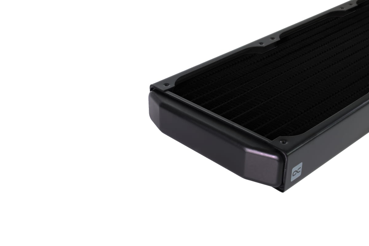 Alphacool NexXxos ST30 Vollkupfer-Heizkörper, 360 mm, Dreifach-Lüfter, schwarz - Bild 4 von 5