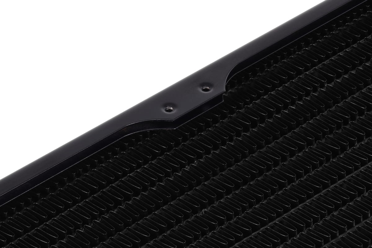 Alphacool NexXxos ST30 Vollkupfer-Heizkörper, 360 mm, Dreifach-Lüfter, schwarz - Bild 5 von 5