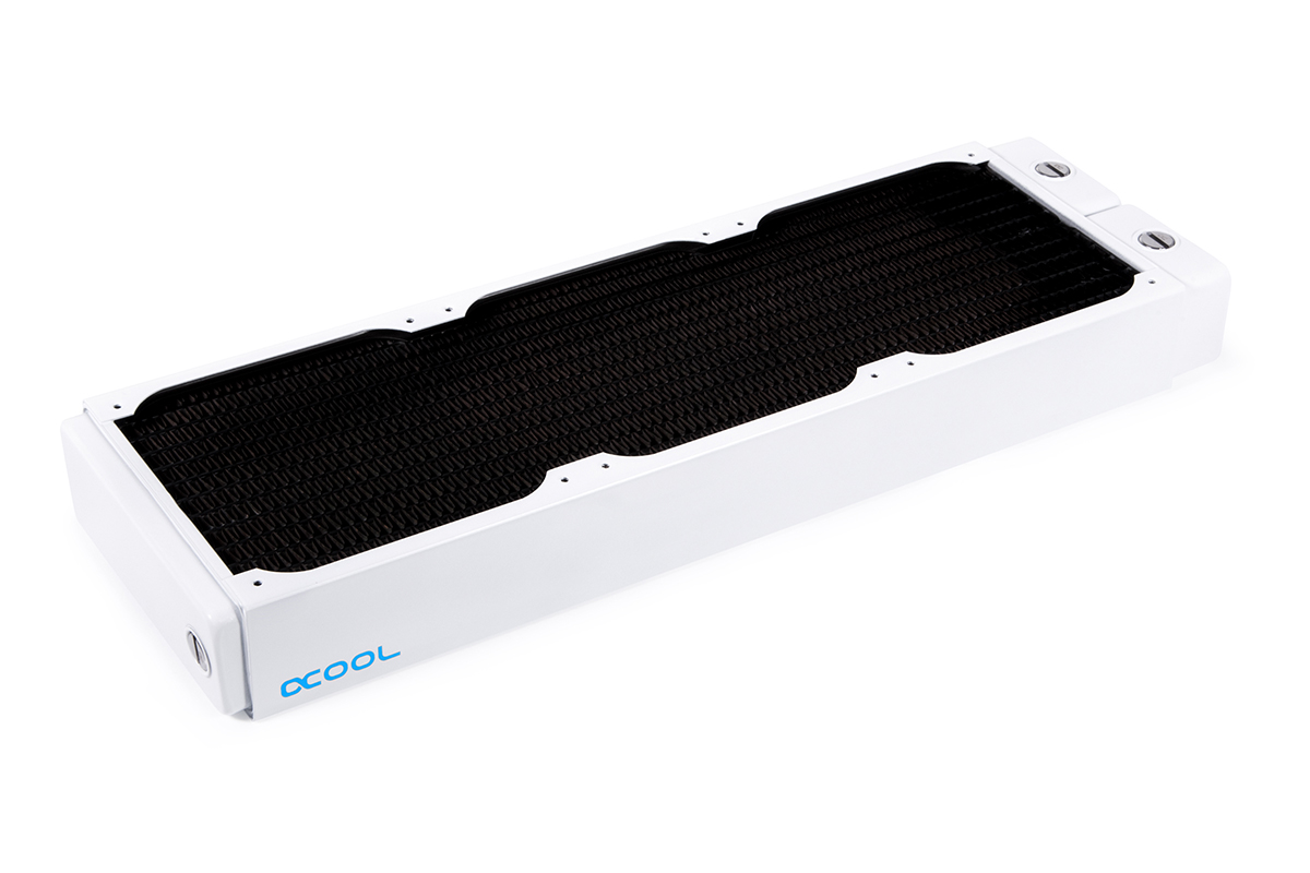Alphacool NexXxos XT45 grzejnik 360mm V.2, 120mm x 3, potrójny wentylator, biały - Zdjęcie 3 z 7