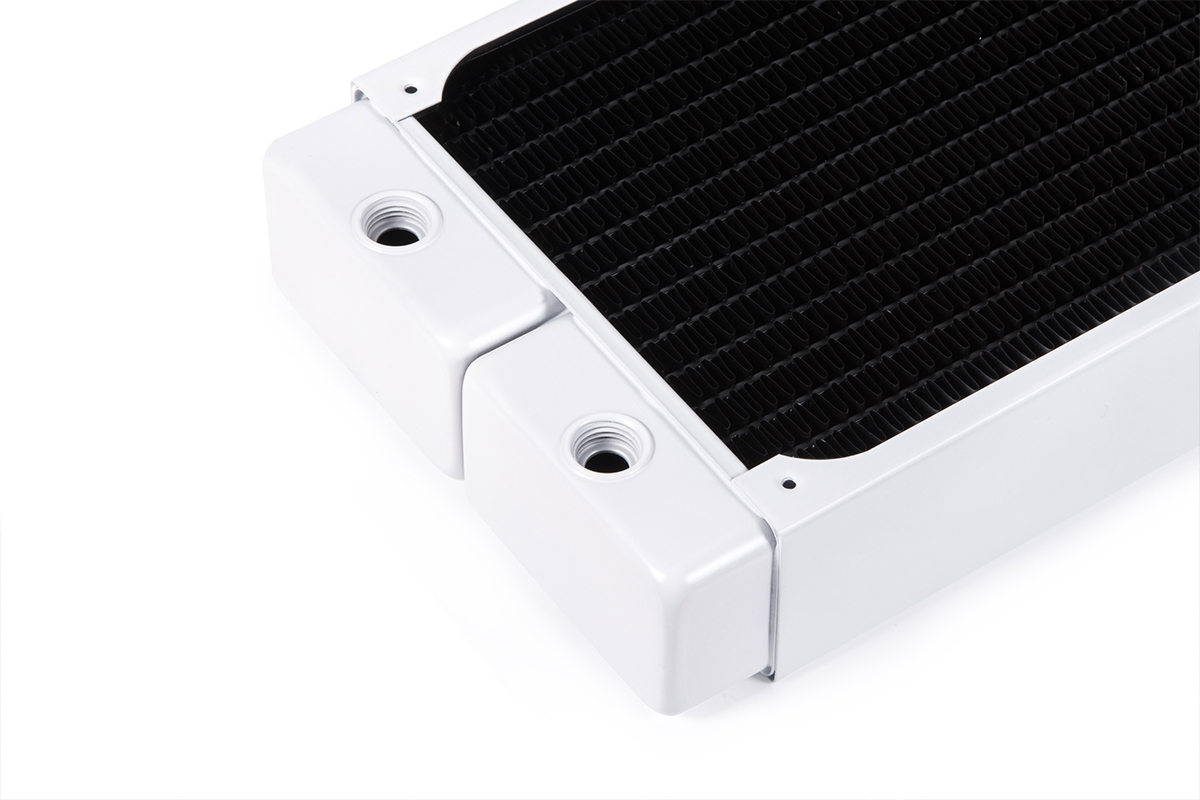 Alphacool NexXxos XT45 grzejnik 360mm V.2, 120mm x 3, potrójny wentylator, biały - Zdjęcie 6 z 7