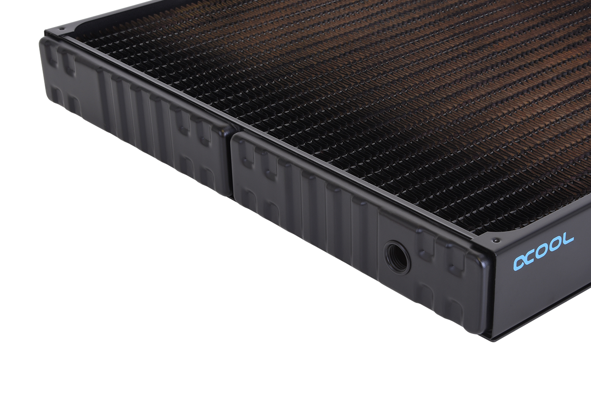 Alphacool NexXxoS XT45 Full Copper 1080mm Nova Radiator, 9x120mm - Afbeelding 4 van 5