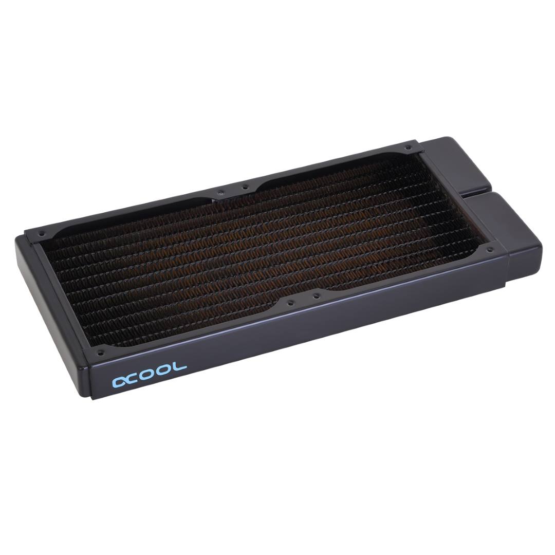 Radiador Alphacool NexXxoS ST25 Full Copper 240mm, 120mm x 2, Ventilador Doble - Imagen 2 de 5