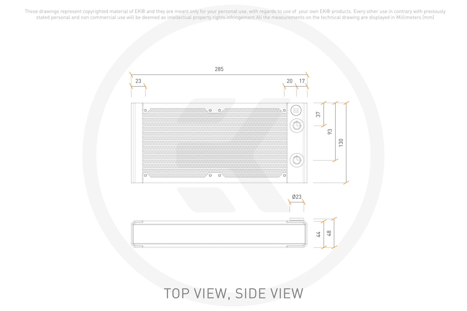 EKWB EK-Quantum Surface P240 Radiator, Black Edition - Picture 7 of 7