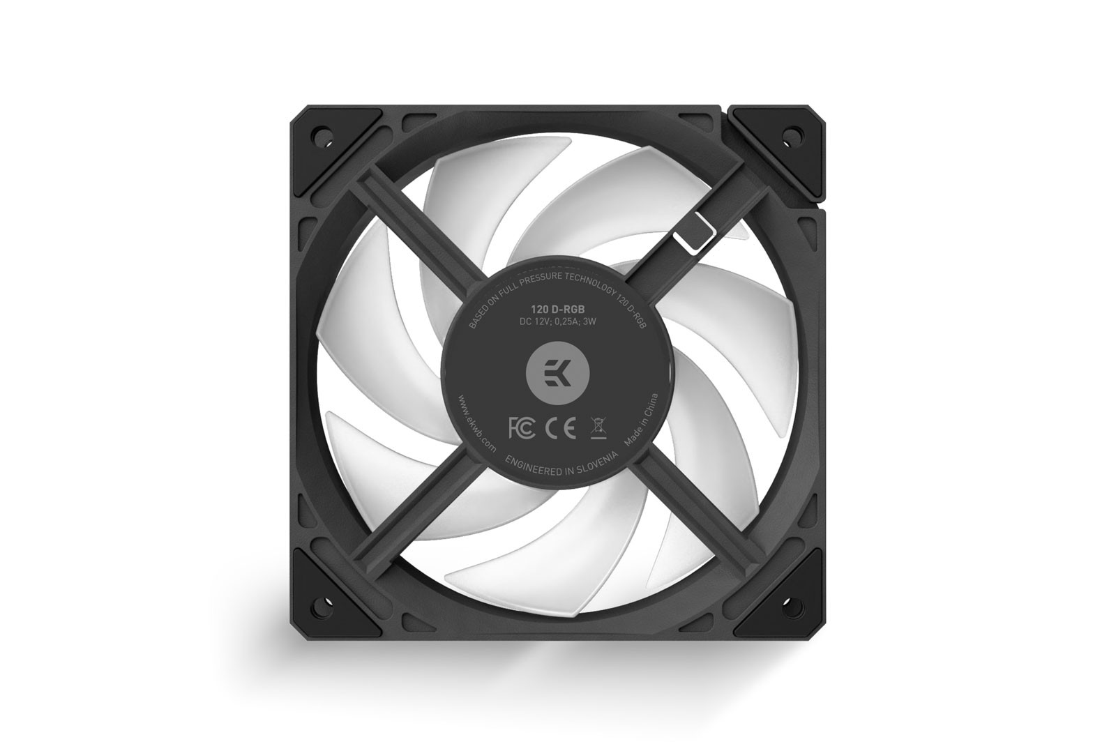EKWB Surface S240 Kühler und EK-Loop Lüfter FPT 120 D-RGB schwarz Lüfter, weiß - Bild 7 von 7