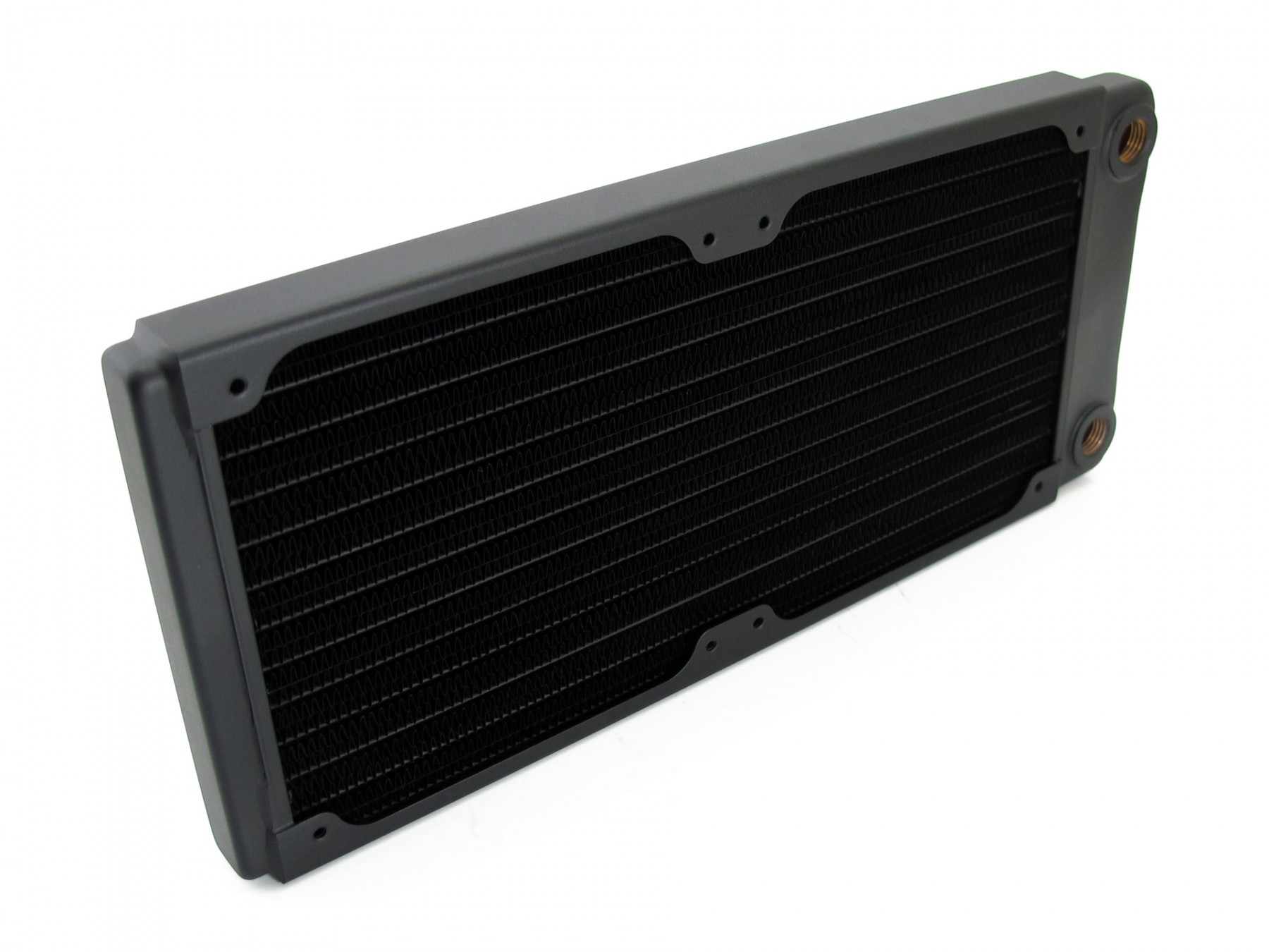 XSPC TX240 Ultra Thin Radiator, 120mm x 2, Dual Fan, Black - Picture 4 of 7