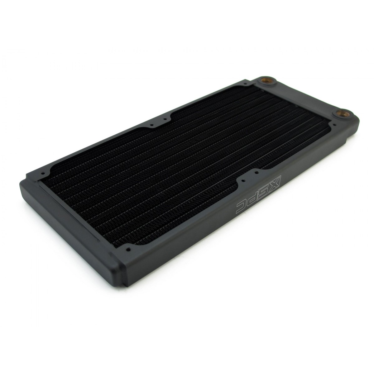 XSPC TX240 Ultra Thin Radiator, 120mm x 2, Dual Fan, Black - Picture 1 of 7