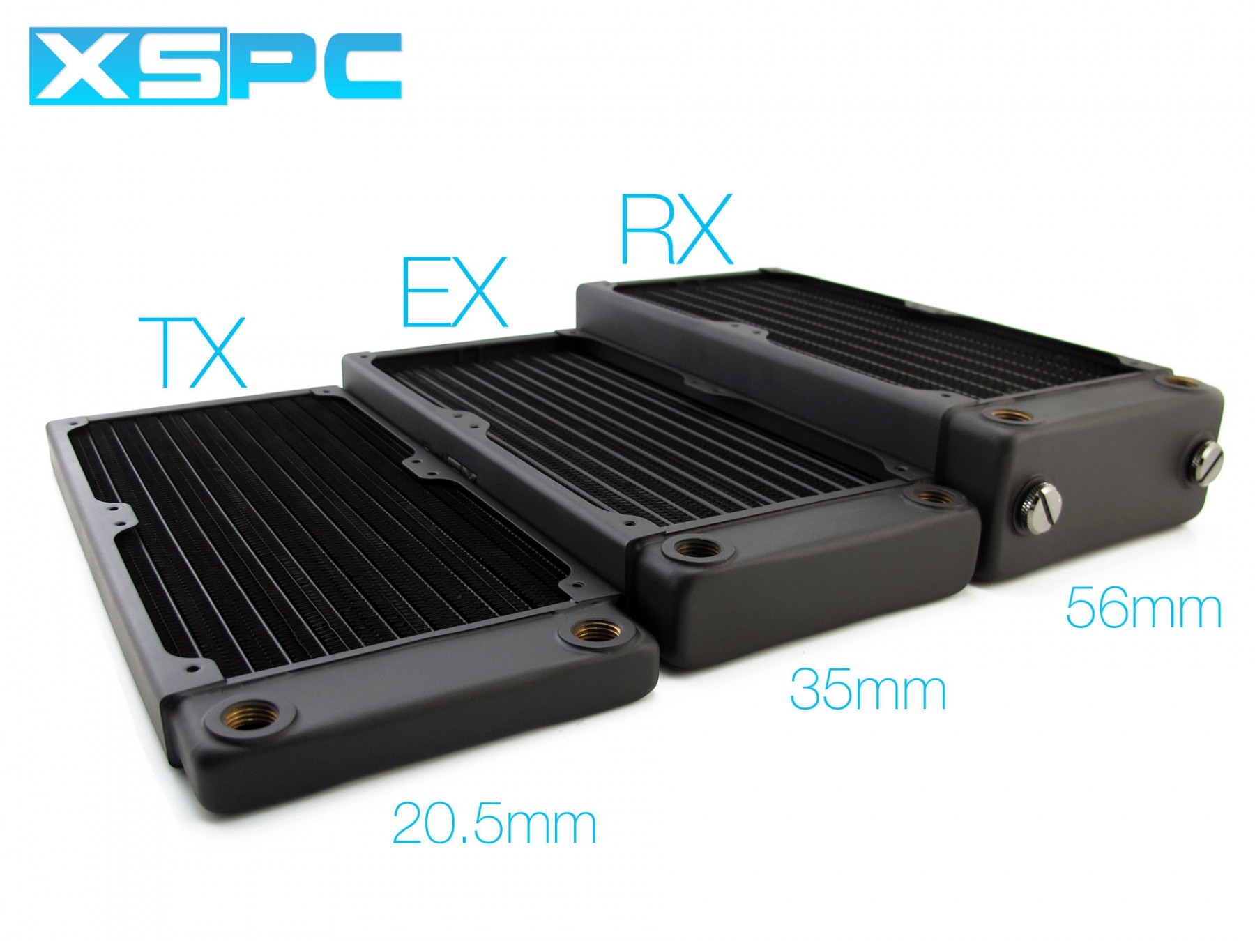 XSPC TX360 Ultra Thin Radiator, 120mm x 3, Triple Fan, Black, 2-pack - Picture 7 of 7