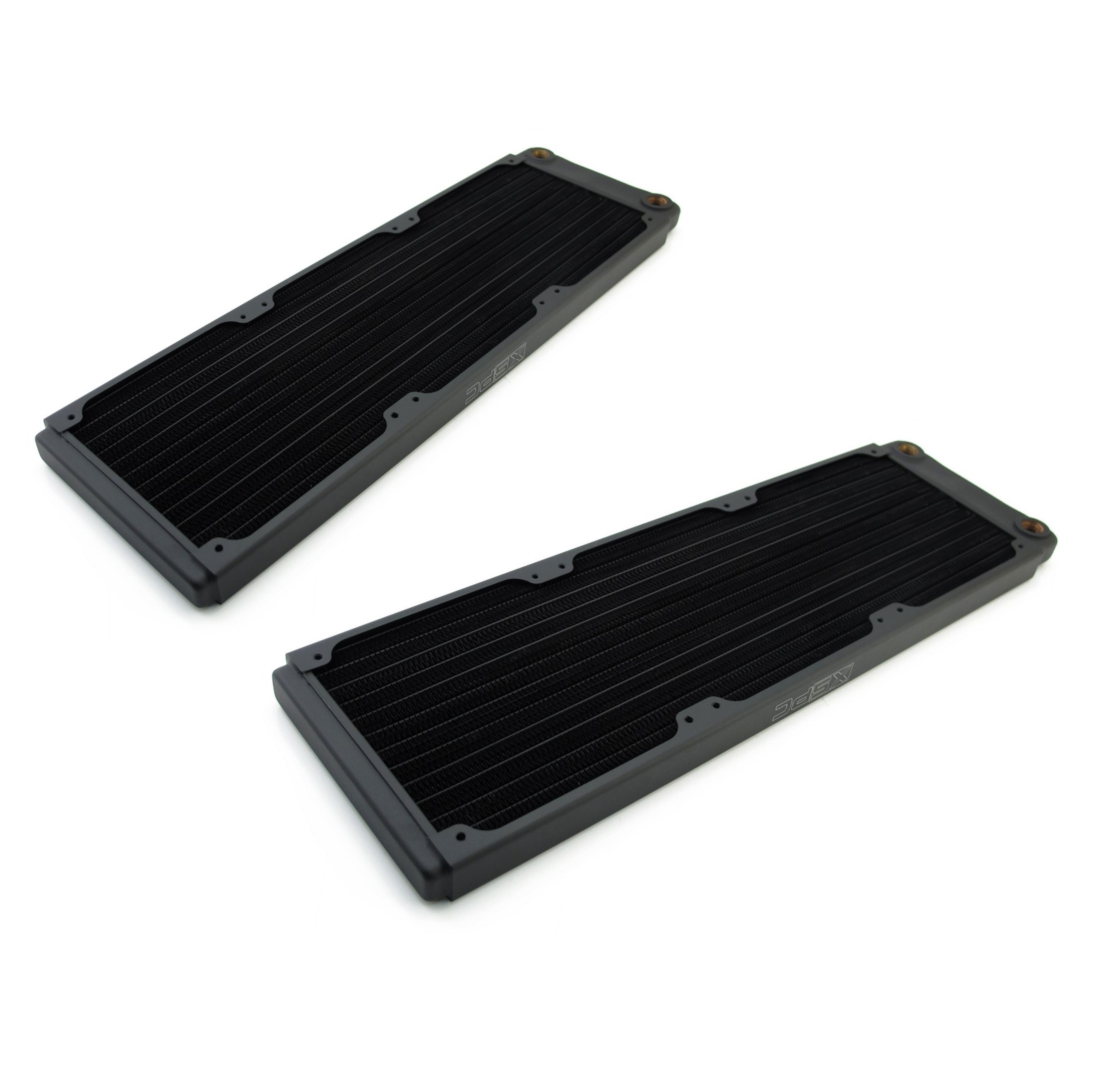 XSPC TX360 Ultra Thin Radiator, 120mm x 3, Triple Fan, Black, 2-pack - Picture 1 of 7